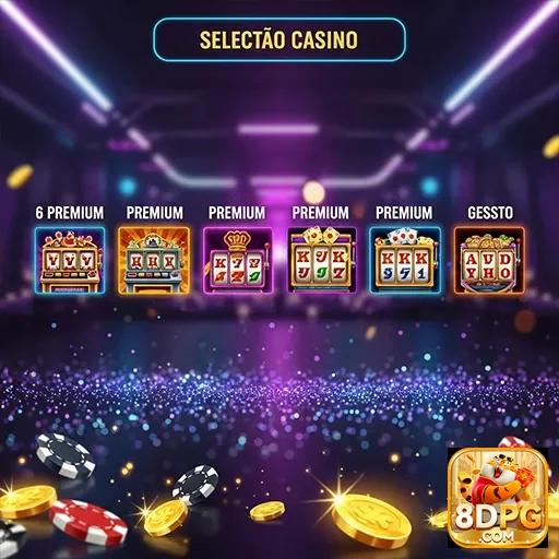 Seleção de jogos de cassino no 8dpg, oferecendo diversas opções emocionantes.